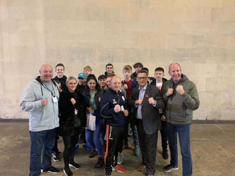 East Hull Amateur Boxing Club visiting Parliament back in 2019
